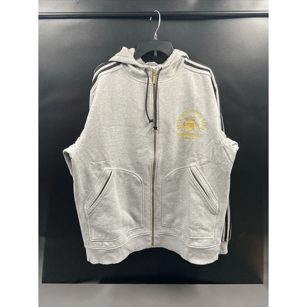 ADIDAS Y2K Muhammad Ali Track Jacket Greatest Of All Time Legend Hoodie Mens‎ XL